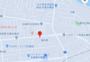 石巻青とうがらしの周辺地図